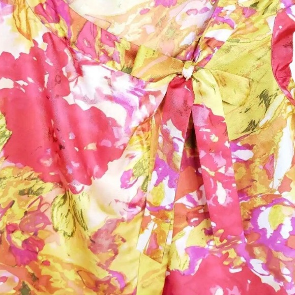 J. Crew BEAUTIFUL 🌷Impressionist Floral 100% Silk Cami Top SZ 4 Style 26996 - Picture 6 of 10